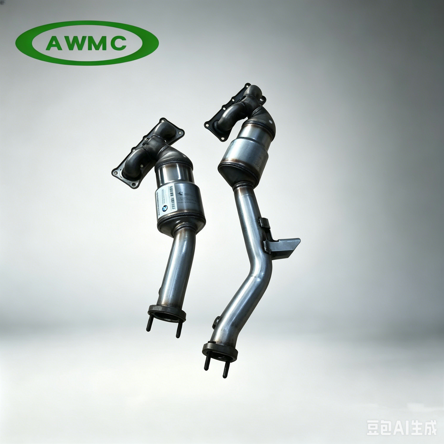 304 Stainless Steel Three-Way Catalytic Converter Exhaust Pipe for BMW X3 E83 2004-2010