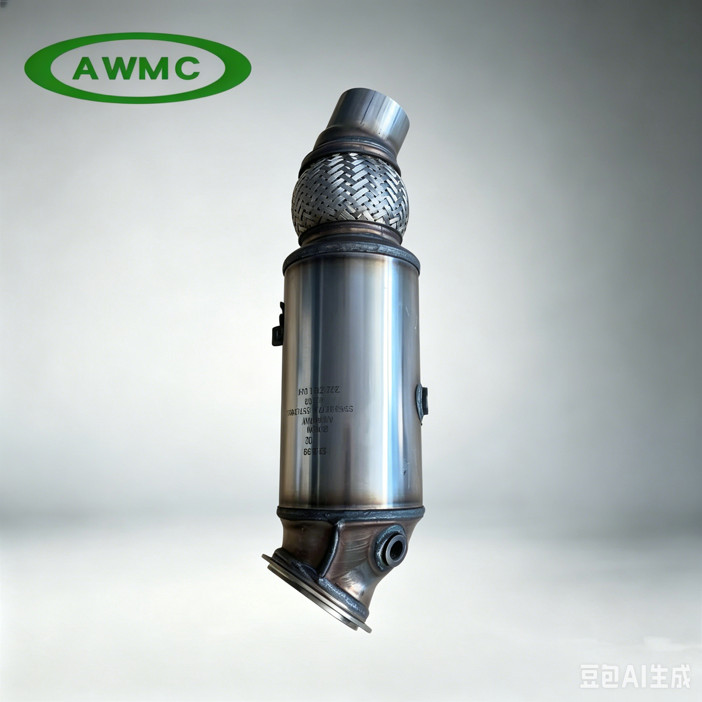 304 Stainless Steel Three-Way Catalytic Converter Exhaust Pipe for BMW X5 F15 xDrive35i N55 3.0L