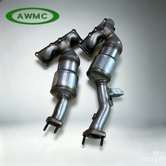 304 Stainless Steel Exhaust Three Way Catalyst for BMW E90 320i 325i 3 Series