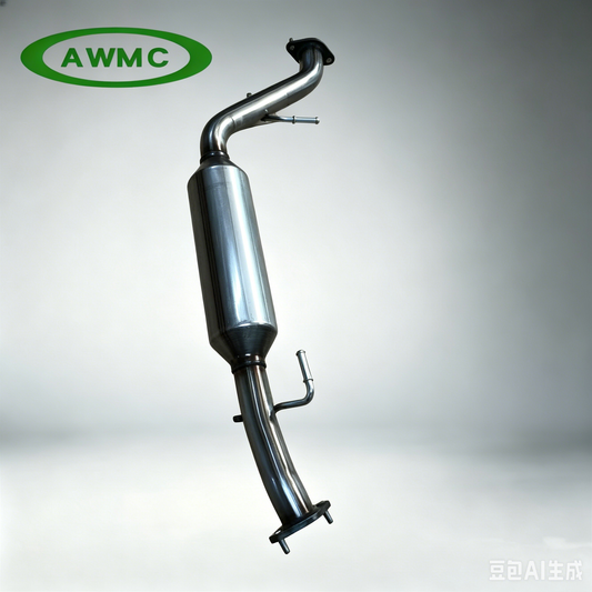 409 Stainless Steel Intermediate Exhaust Resonator Pipe Fit Leopaard CS10 Automatic Transmission 2.0T Turbo