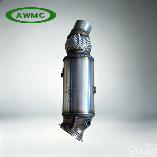304 Stainless Steel Three-Way Catalytic Converter Exhaust Pipe for BMW X5 F15 xDrive35i N55 3.0L