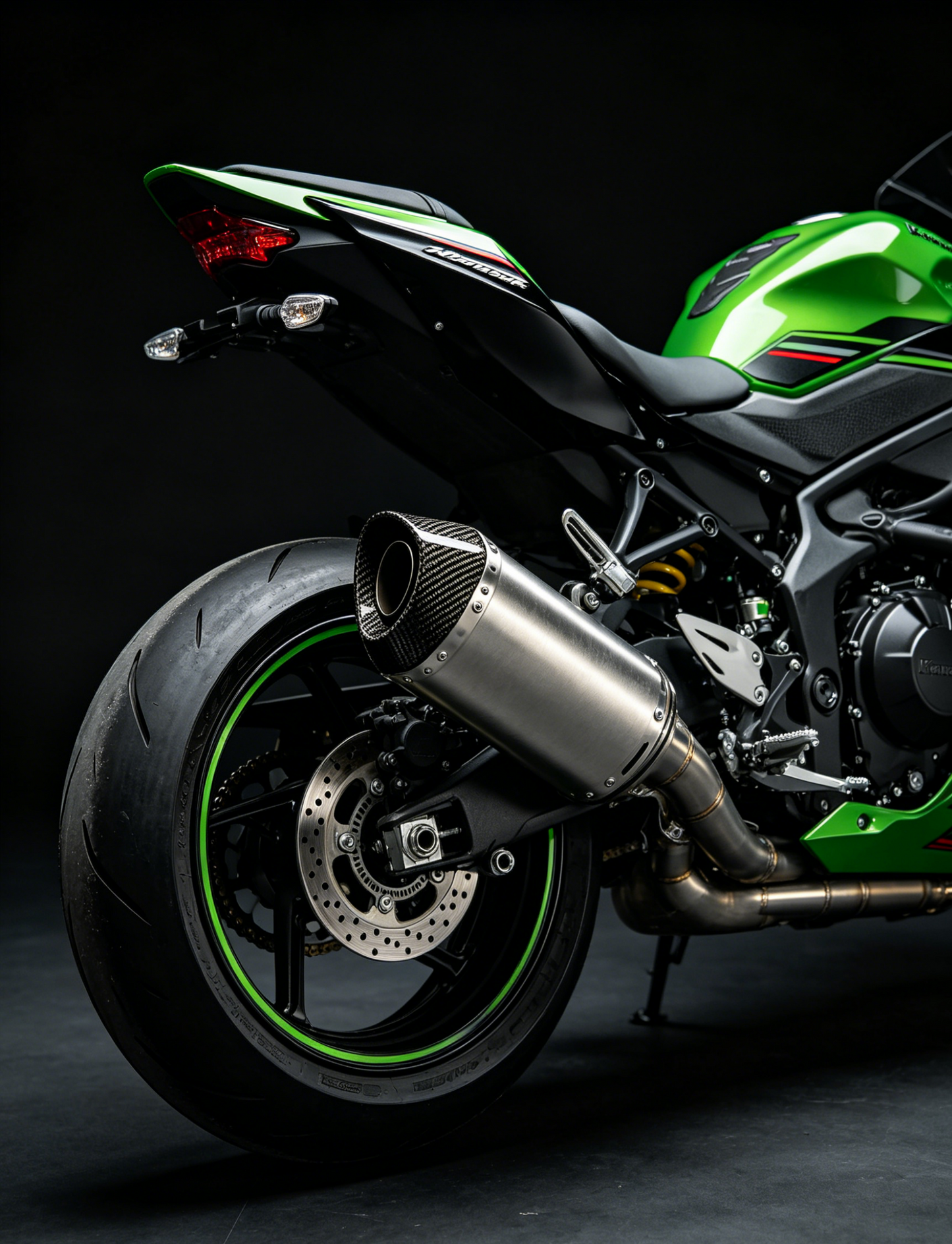 Full Titanium Exhaust System for Kawasaki ZX‑10R | Racing Modified Header & Muffler