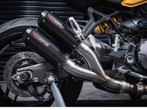 Aftermarket Titanium Slip‑On Exhaust for Ducati Monster All Models