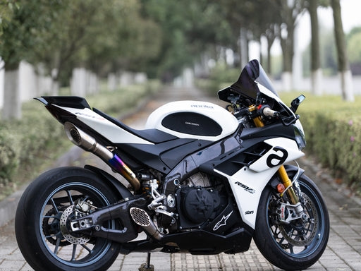Slip‑On Modified Exhaust Pipe for Aprilia RSV4